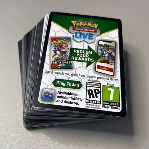Pokemon TCG Online Code Cards - Lot 50 UNUSED Bulk Codes - - Picture 1 of 1